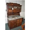 Image 1 : Antique Canadiana kitchen cabinet with multi-drawers and doors "The Chatham" by the Mansion Campbell