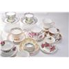 Image 3 : Large selection of china collectibles including twelves cups and saucers including Royal Albert, Roy