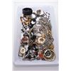 Image 1 : Tray lot of collectible jewellery including leather, statement necklaces, bangles, sterling silver, 