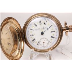 Elgin size 18, 7 jewel, grade 96, model 4 pocket watch. Serial # 2626546 dates this watch to 1888. F