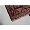 Image 3 : 100% wool Iranian Meshkabad area carpet with diamond center medallion, overall floral motif, red bac