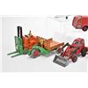 Image 2 : Six vintage die cast Dinky Toys including Supertoys Vega Major luxury coach #952, Motocart # 27C, Co