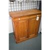 Image 1 : Small antique pine sideboard with single drawer and two doors