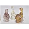 Image 2 : Six pieces of Alta glass, all animal figures and all marked including four with paper labels