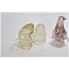 Image 3 : Six pieces of Alta glass, all animal figures and all marked including four with paper labels