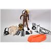 Image 1 : Vintage G.I. Joe frogman figure patented 1964 with deep sea helmet, lead boots, inflatable dingy, un