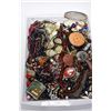 Image 1 : Large selection of vintage costume and collectible jewellery including beaded necklaces, amber beade