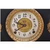 Image 2 : Antique simulated slate chiming mantle clock with attached ormolu style decoration manufactured by t