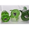 Image 2 : Six pieces of Alta glass including five animals and ruffled bowl, three with paper labels