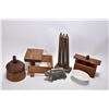Image 1 : Selection of vintage molds including butter, lion chocolate mold and a candle and jelly mold