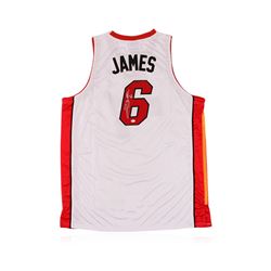 Miami Heat LeBron James Autographed Jersey