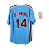 Image 2 : Philadelphia Phillies Jim Bunning Autographed  Jersey