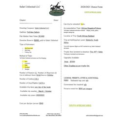 South African Sable Safari - Safari Unlimited - DeDuine Safaris