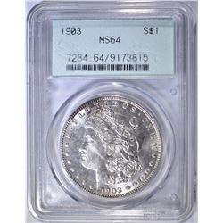 1903 MORGAN DOLLAR  PCGS MS-64 OGH