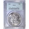 Image 1 : 1903 MORGAN DOLLAR  PCGS MS-64 OGH