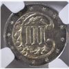 Image 3 : 1859 3 CENT SILVER  NGC MS-63