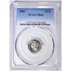 Image 1 : 1881 3 CENT NICKEL  PCGS  PR-64