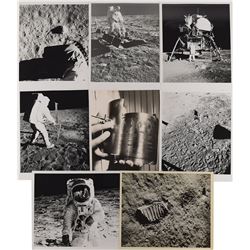 Apollo 11 Lot of (8) Vintage Original NASA Photographs