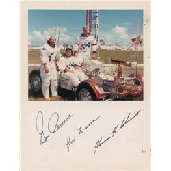 Apollo 17 Signed Photograph