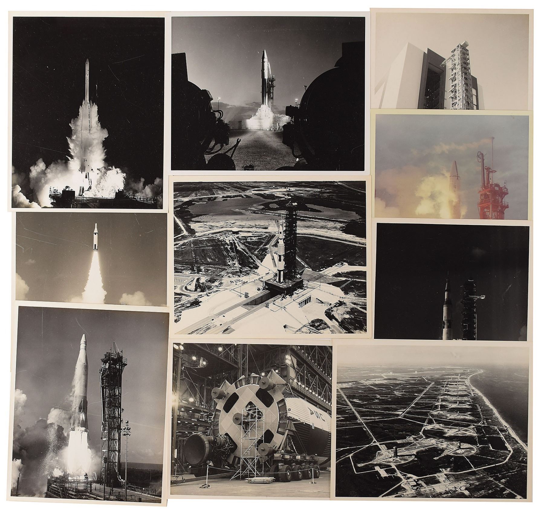 Early Crewed Rockets Early Rocket and Missile Launch System Collection of Vintage Original ...