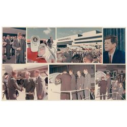 John F. Kennedy McDonnell Tour Lot of (7) Vintage Original NASA Photographs