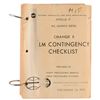 Image 1 : Apollo 17 LM Contingency Checklist (MIT Copy)