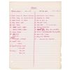 Image 1 : Gordon Cooper Handwritten Gemini Training Notes