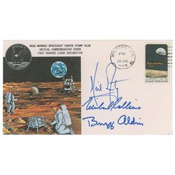 Buzz Aldrin's Apollo 11 Crew-signed Type-1 Insurance Cover