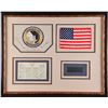 Image 1 : Apollo 12 Flown Flag and Treaty