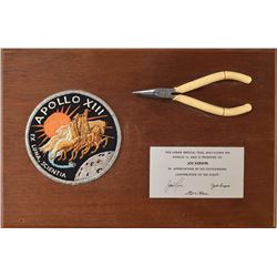 Apollo 13 Flown Pliers Presented to Joe Kerwin