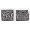 Image 1 : Apollo 14 Robbins Medal and Uncut Lead Strikes