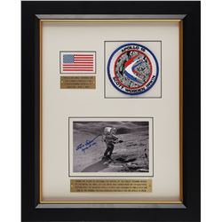 Dave Scott's Apollo 15 Lunar Flown Flag Display