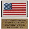 Image 3 : Dave Scott's Apollo 15 Lunar Flown Flag Display