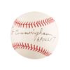 Image 2 : Walt Cunningham Signed Baseball