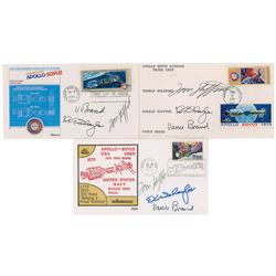 Apollo-Soyuz American Crew Signed Covers