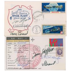 Apollo-Soyuz American Crew Signed Covers