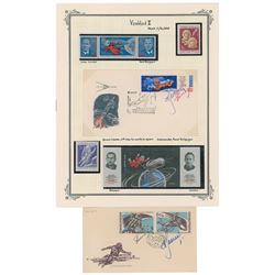 Alexei Leonov and Pavel Belyayev Signed Covers