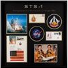 Image 1 : STS-1 Flown Flag Display