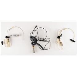 Space Shuttle Group of (3) Very Lightweight Headsets