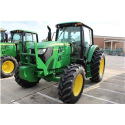 2014 JOHN DEERE 6105M FARM TRACTOR