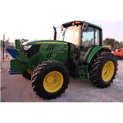 2014 JOHN DEERE 6105M FARM TRACTOR