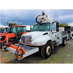 2013 INTERNATIONAL 4300 BUCKET/SIGN TRUCK