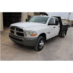 2011 RAM 3500 FLATBED TRUCK