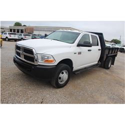 2011 RAM 3500 FLATBED TRUCK