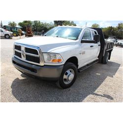 2011 RAM 3500 FLATBED TRUCK