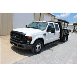 2010 FORD F350 FLATBED TRUCK