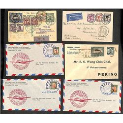 China, Diverse postal history selection, strong in airmails