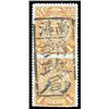 Image 1 : China, 1898, Chinese Imperial Post, watermarked, 1c ocher, imperf between