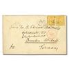 Image 1 : China, 1886 (Mar. 11), Small Dragon combination cover to Germany, sent via the French Post Office