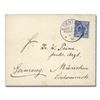 Image 1 : China, 1896 (Apr. 4), prepaid cover sent from Tientsin to Munich